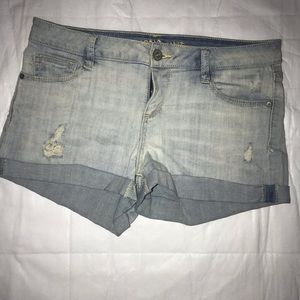 Ripped Jean Shorts
